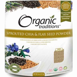 Organic Traditions Sprouted Chia/Flax, 227g