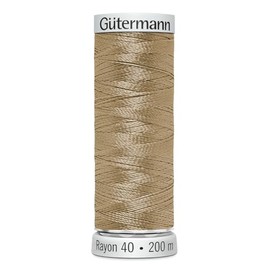 Gütermann 709700/1055 Beige Every Rayon 40 Machine Embroidery Thread 200 m