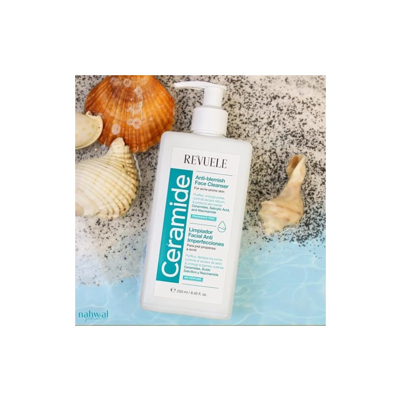 REVUELE CERAMIDE ANTIBLEMISH LIMPIADOR FACIAL 250MILILITROS