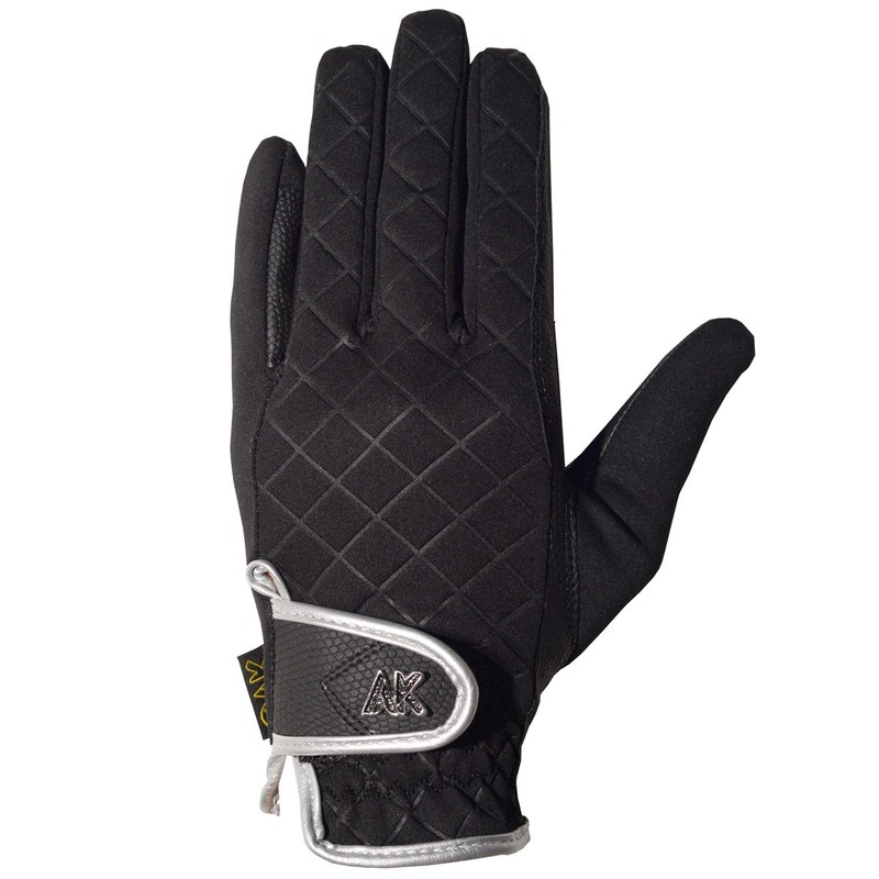 AK Warm Cosy Horse Riding Gloves Windproof Fabric & For