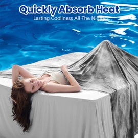 Topcee Cooling Blanket for Night Sweats Decorative Tie Dye，Absorbs Heat to Keep Cool on Warm Nights, Q-Max 0.5 Cooling Blankets for Hot Sleepers, Ultra-Cool Lightweight Blanket for Bed (Twin Size)