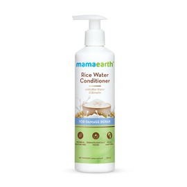 Mamaearth Rice Water Conditioner with Keratin for Damaged, Dry and Frizzy Hair 250 ml (Pack of 1)