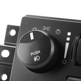 Headlight Switch Control for 2006-2009 Dodge Ram 1500 2500 3500, 2005-2010 Dodge Dakota, 2007-2009 Dodge Durango Fog Light Switch Headlamp Cargo Lamp Instrument Panel Dimmer Switch 56049637AD, HLS1349