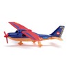 siku 1101 Sports Airplane, Metal/Plastic, Multicoloured, Rotating Propeller, Folding Wings