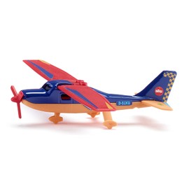 siku 1101 Sports Airplane, Metal/Plastic, Multicoloured, Rotating Propeller, Folding Wings