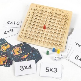 Wooden Multiplication Board Game