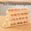 2 Pack 4-Tier Egg Holder for Fridge - Automatic Egg