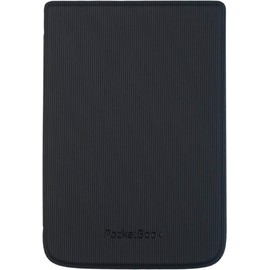 Pocketbook Shell Cover Suitable for Basic 4, Basic Lux 2, Colour, Touch HD 3, Touch Lux 4 and Touch Lux 5 - Straight Lines Black