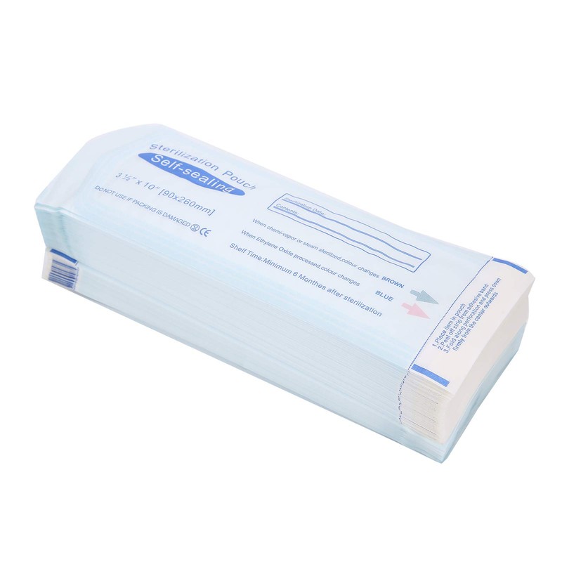 Sterilization Pouch, Gear Self Sealing Sterilization Bag for Dental Tools