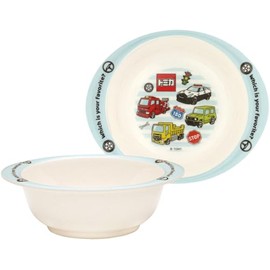 Skater M34B-A Melamine Bowl, Bamboo Fiber, 9.8 fl oz (290 ml), Dishwasher Safe, Tomica Boys