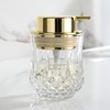 Glass Soap Dispenser,Bathroom Hand Liquid Soap Dispensers,Refillable Dish Soap Dispenser