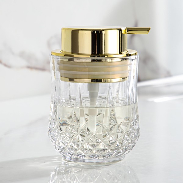 Glass Soap Dispenser,Bathroom Hand Liquid Soap Dispensers,Refillable Dish Soap Dispenser