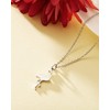 HOFOYA Flamingo necklace animal lover charm pendant jewelry gifts for