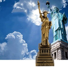 Milisten Home Decor Home Decor Vintage Decor Statue of Liberty Statue Sculpture Liberty Island Collection Souvenirs Figurines Metal Model Decoration Bronze 25CM Home Decor Vintage Decor Vintage Decor