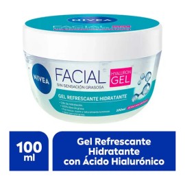 Nivea Gel Facial con Ácido Hialurónico para Piel Grasa, 100ml