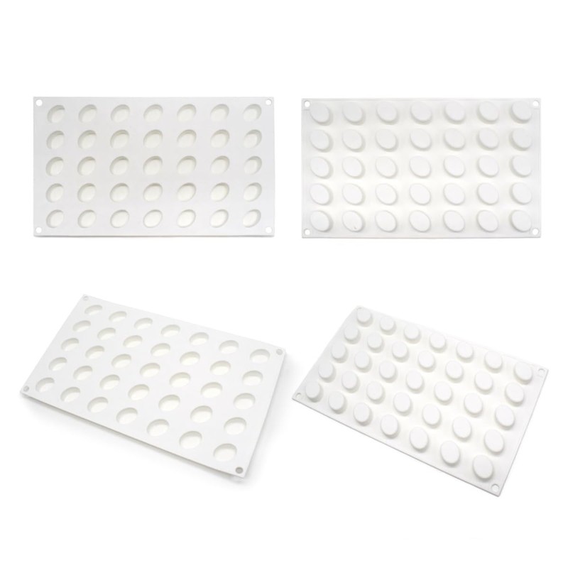 mostsom 35 Grids Gummy Oval Mold Silicone Candy Mold DIY