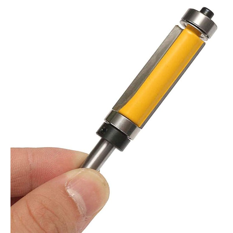 Mesee 2Pcs Top and Bottom Bearing Flush Trim Pattern Router