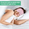 HAKUKU Seda Máscara para Dormir, Comodidad de Seda Suave Ajustable