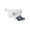 VERTBAUDET Children's Toiletry Bag with Stitching Oeko-Tex Wool White, wool