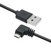 Maixbomr 11FT 90 Degree Micro USB Power Cable, Right Angle
