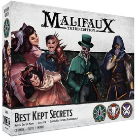 Wyrd Best Kept Secrets: Malifaux Miniature Wargame, Age 14+, 5 Models, Plastic, Assembly Required
