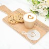 Restpresso Stainless Steel Coffee Decorating Stencil Set - Includes 8