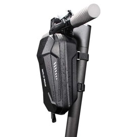 WILD MAN EVA Hard Shell Waterproof Scooter Storage Bag for Kick Scooters Folding Bike (Black,2L)