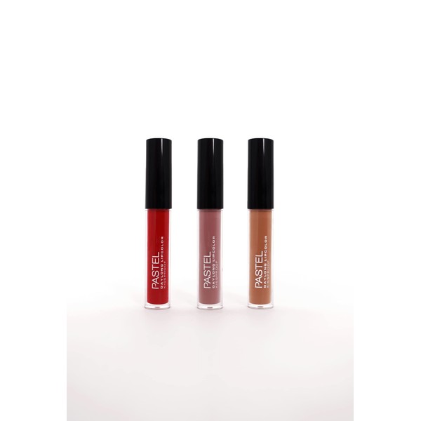 PASTEL Daylong Lipcolor Kissproof Mini 3'lü Mini Ruj Seti, No: