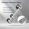 EaseLife 6 FT Stainless Steel Sliding Barn Door Hardware Track