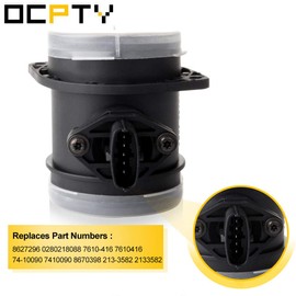 OCPTY Mass Air Flow Sensor 8627296 Meter FITS FOR 2003-2004 for Volvo C70 2.4L,2006-2013 for Volvo C70 2.5L,2004-2012 for Volvo S40 2.5L,2002-2004 for Volvo S60 2.3L,2002-2003 for Volvo S60 2.4L