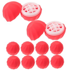 Housoutil 10pcs Lip Balm Sphere Containers Refillable Lipstick Tubes for Diy Cosmetic Crafts Portable and Lightweight for Lip Balms Pink Color