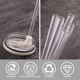 Replacement Straws Set for Hydrojug Traveler 40 Oz