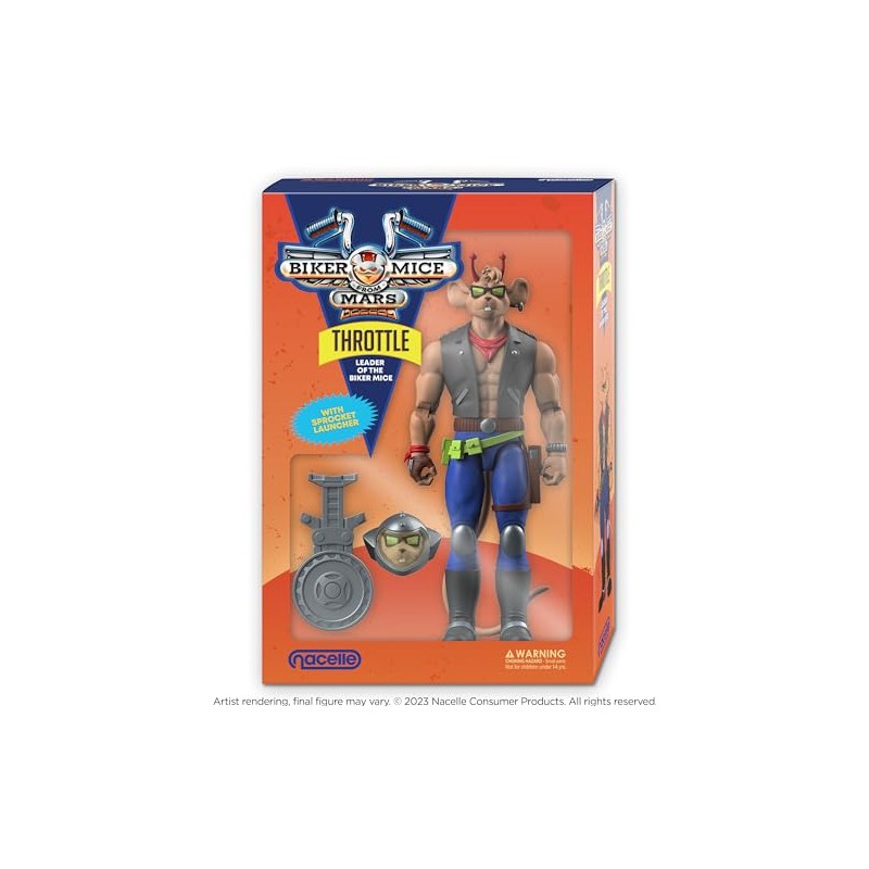 Biker Mice from Mars: Throttle Action Figure