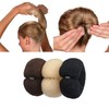 3PCS 20cm Donut Hair Foam Ring Shaper Snap Roll DIY