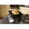 MasterClass Oven Meat Thermometer Probe, Digital 24 Hour Timer, Black