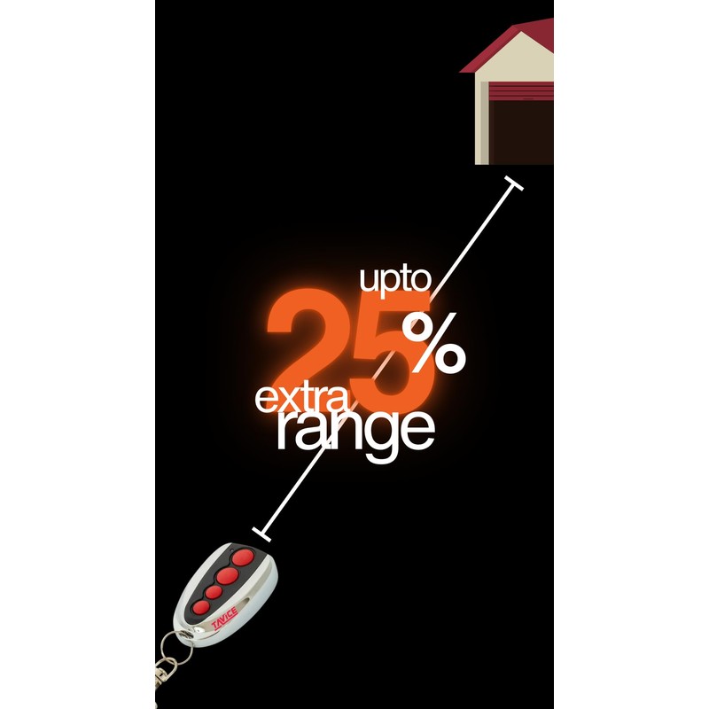 TAVICE Replacement Steel-Line ZT-07 Garage Door Remote Suits SD800 Opener