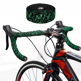 Chooee Road Bike Handlebar Tape,2PCS Bicycle Bar tape,Green.