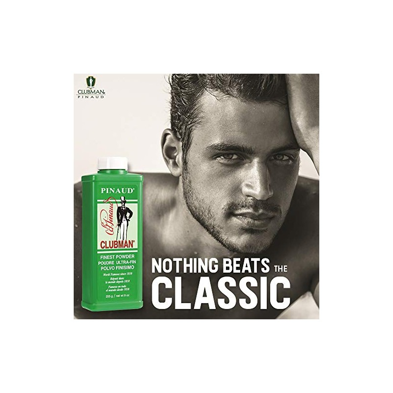 Clubman Pinaud Finest Talc Powder, 9 Ounce (Pack of 3)
