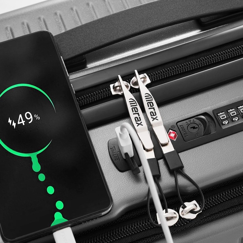 Merax 20 Inch Carry On Luggage with Spinner Wheels Top