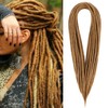 Aguacor Synthetic Double Ended Dreadlock Extensions 24inches 5 Strands Thin