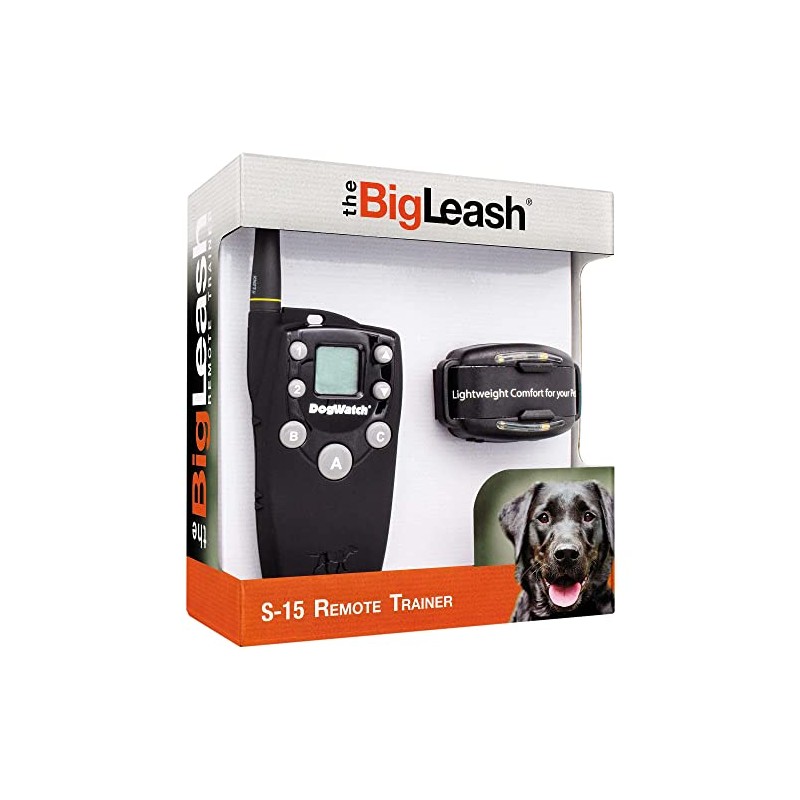 The BigLeash S-15 Remote Dog Training Collar with FireFly Nightlight