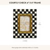 MacKenzie-Childs Courtly Check Enamel Frame 4" x 6"