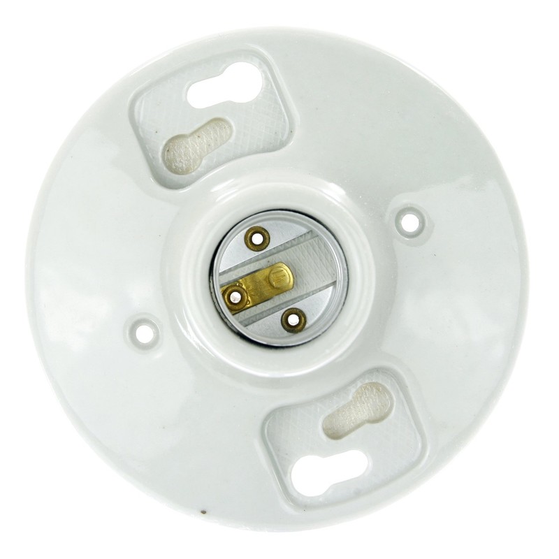 6 Pack Sunlite E196 PORCELAIN LAMP HOLDER MEDIUM BASE E26