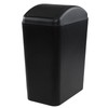 Qqbine 4.2 Gallon / 16 Liter Plastic Swing Lid Trash