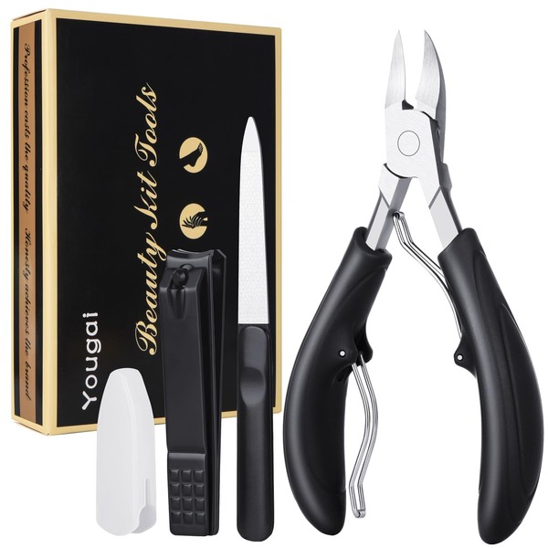 Toe Nail Clippers for Thick & Ingrown Toenails,Professional Podiatrist Toenail