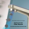 ICREEH LED Bathroom Faucet with Temperature Display, Brushed Gold Bathroom