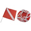 Scuba Choice Diver Below Inflatable Signal Floater with Dive Flag