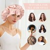 Silk Bonnet for Sleeping Women Double Layer Satin Bonnet Hair