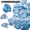 LatinaFlorista 300Pcs Premade Satin Ribbon Rose Petals Half-Finished for Eternal