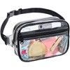 Beenle-Icey UK Clear Fanny Pack Stadium Approved Clear Waist Pack